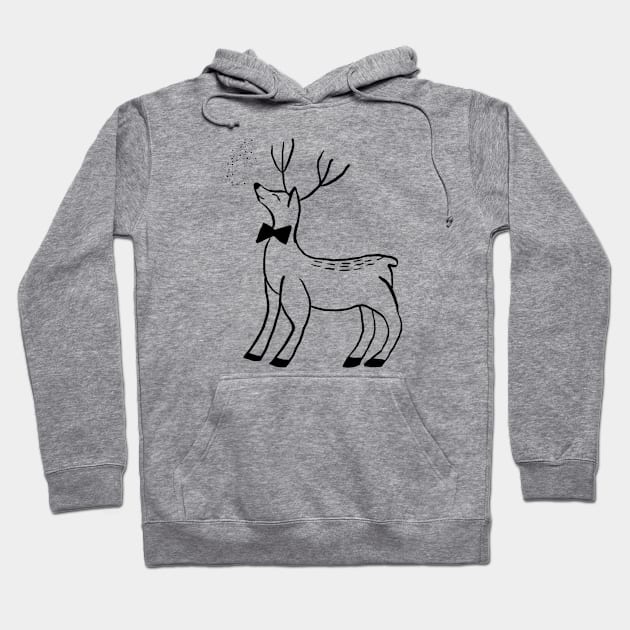 Christmas deer Hoodie by ayrin